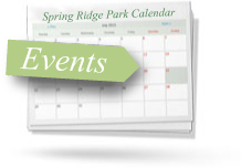 Spring Ridge Park activities Calendar